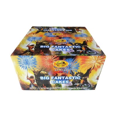 Kembang Api Big Fantastic Cake 1.5 inch 100 Shots - GE15100